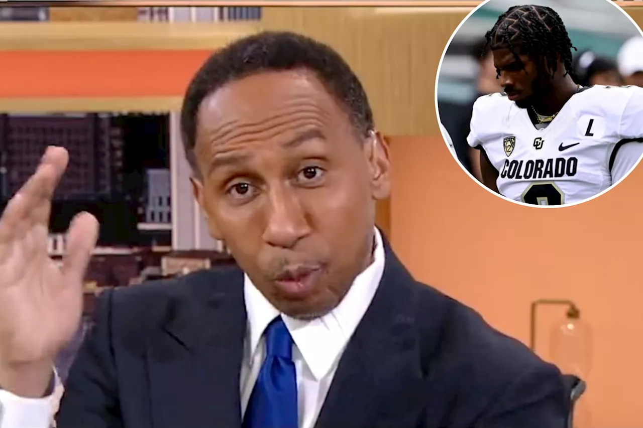 Stephen A. Smith shreds Shedeur Sanders for halftime Instagram merch post before OT loss