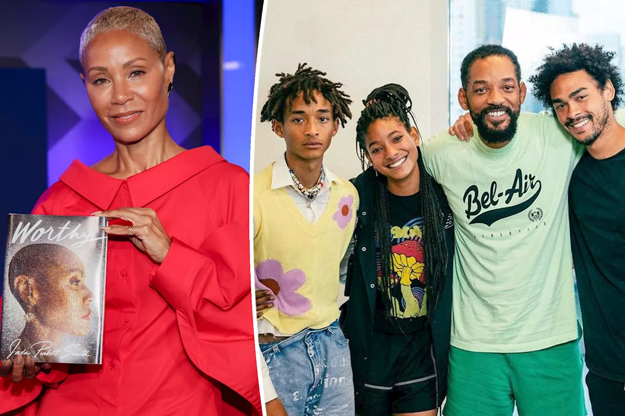 Jada Pinkett Smith reveals how her and Will Smith's kids reacted to bombshell 'Worthy' memoir