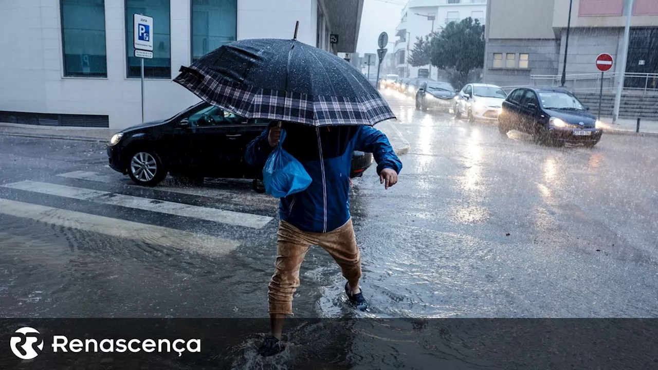 Mau tempo continua a afetar continente na quinta-feira com chuva e ventos fortes