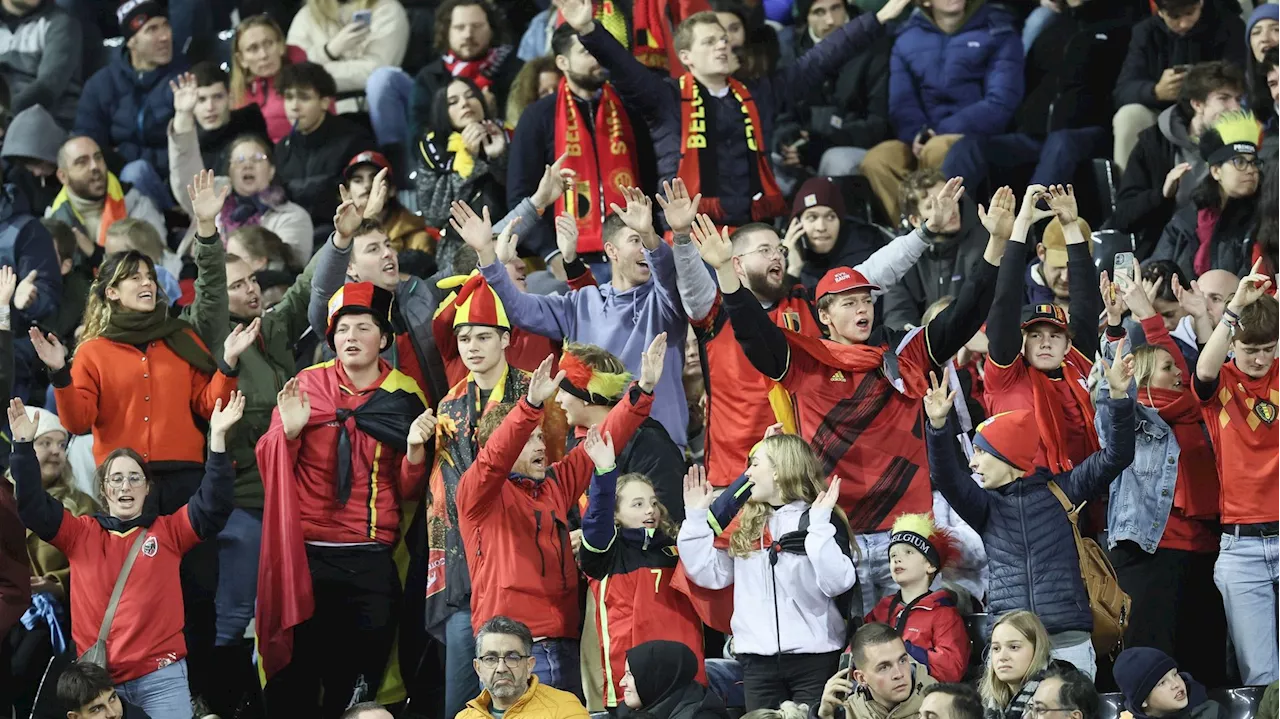 Les Diables remercient 'les supporters présents au stade pour leur compréhension et leur soutien'