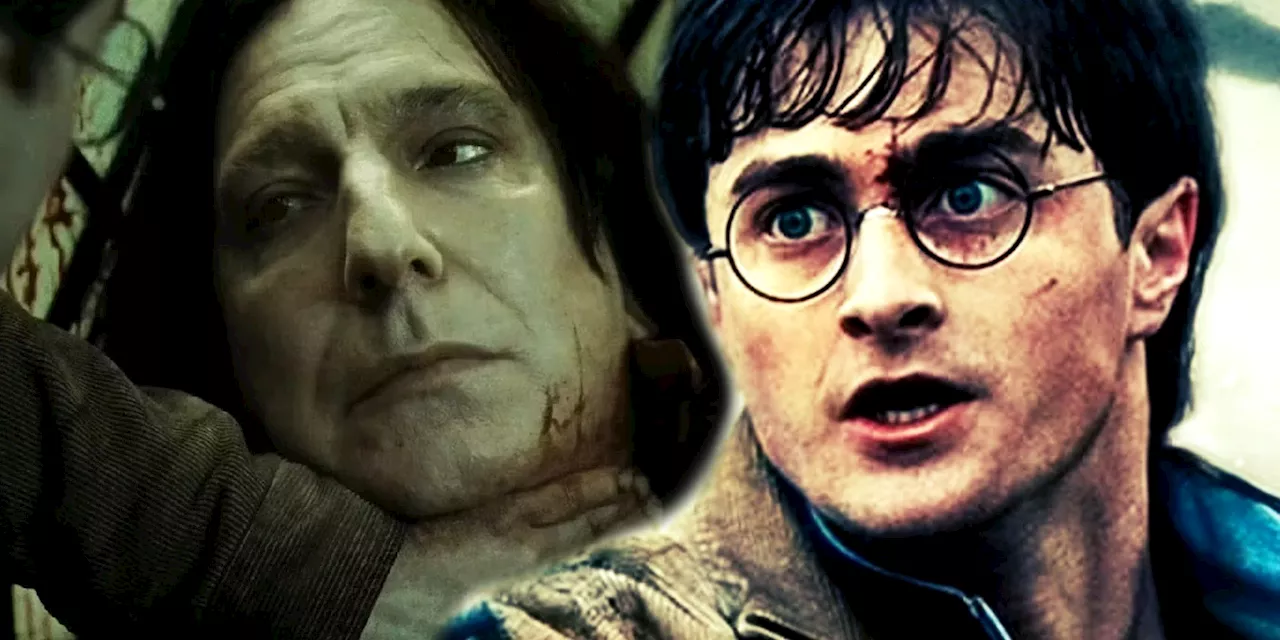 Snape's Final Line Was Different In The Harry Potter Books (But The Movies Did It Better)