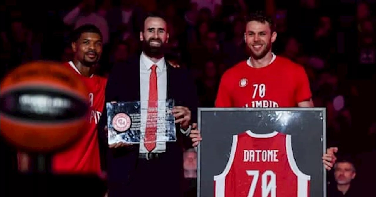 L'Olimpia Milano celebra la Gigi Datome Night: l'ex ala nella Hall of Fame