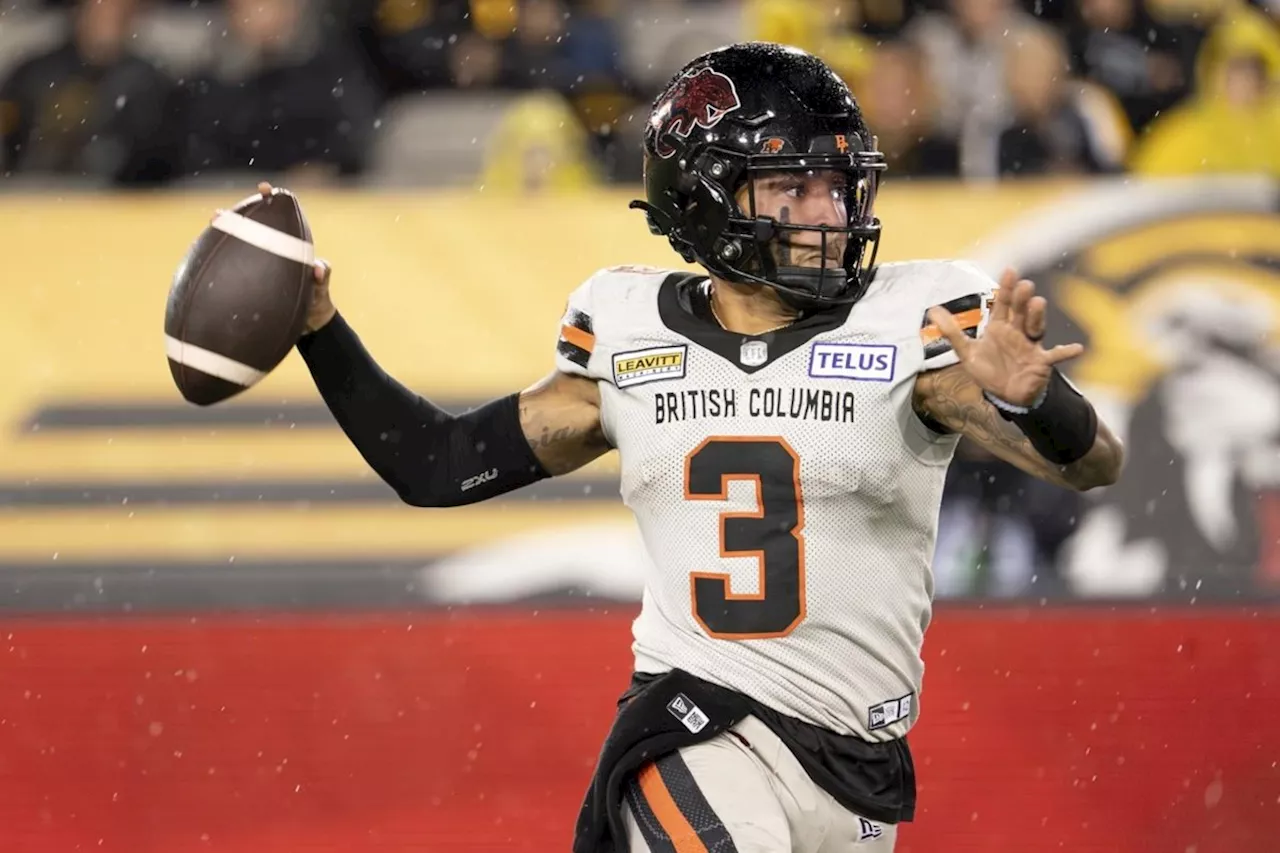 Lions' quarterback Adams earns third CFL honour roll top grade