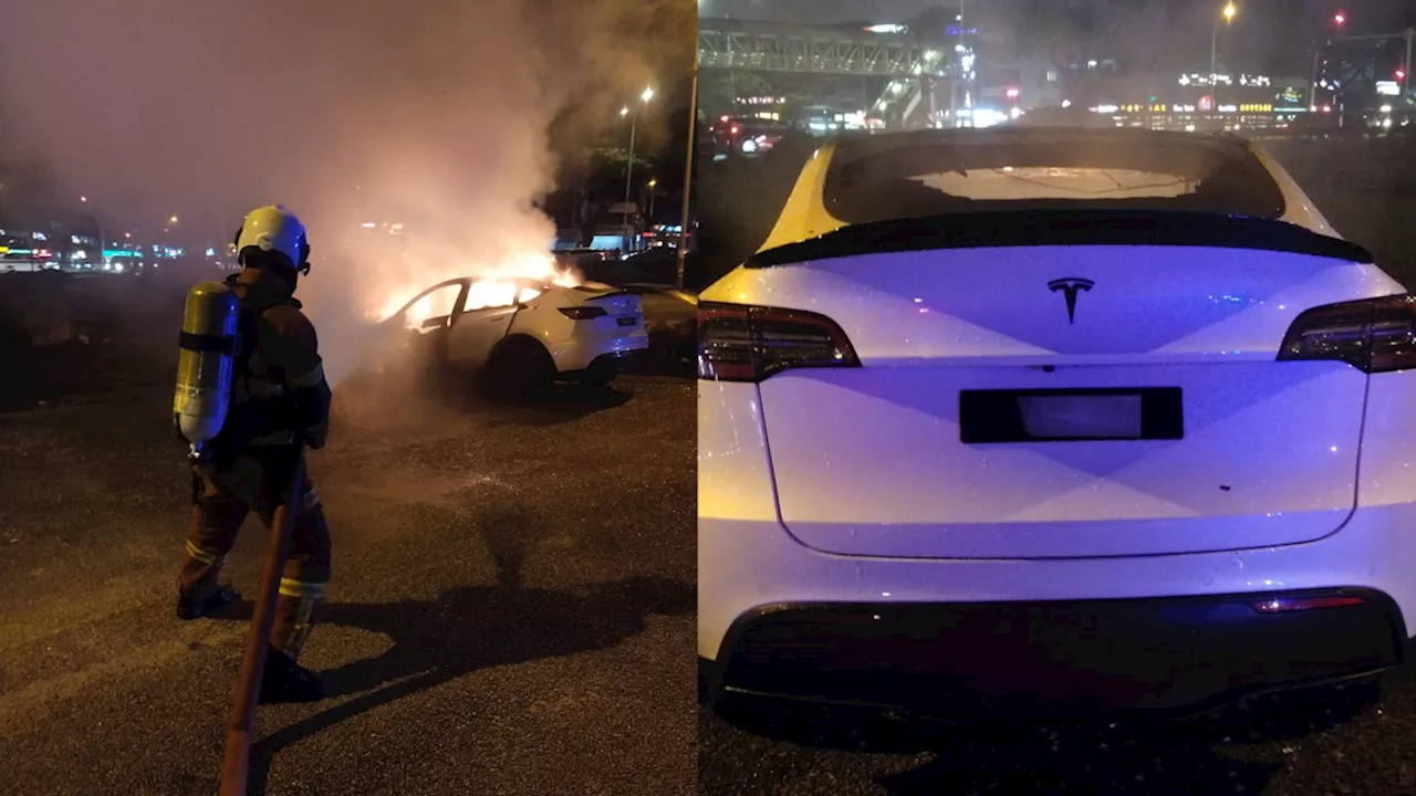 Bomba Malaysia confirms Tesla fire incident in Puchong