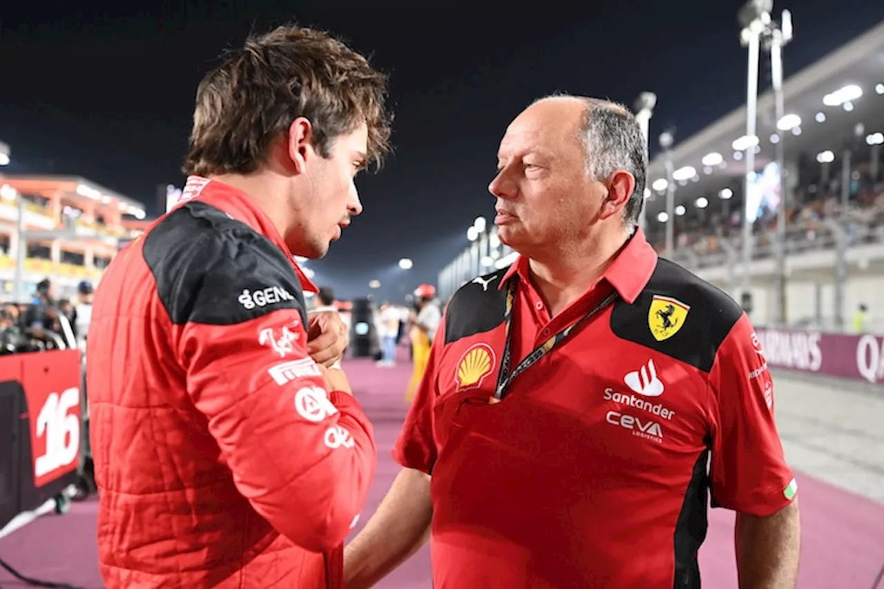 Leclerc: Deshalb ist Teamchef Vasseur gut für Ferrari