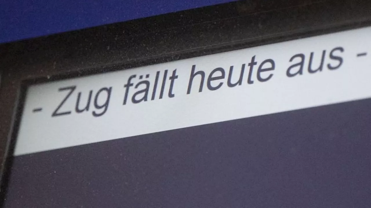 Bahnverkehr: Mehrere Zugausfälle wegen Inbetriebnahme eines Stellwerks