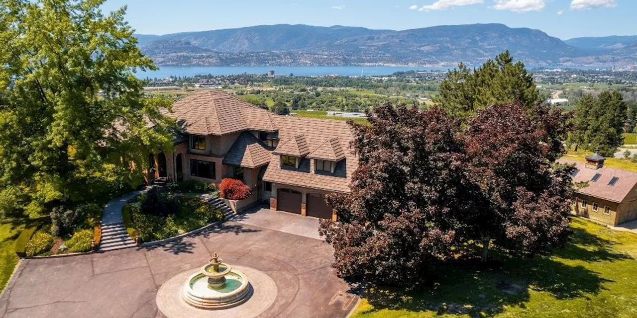 Custom-Designed Kelowna Home On 3-Acre Lot Asks $5.6M