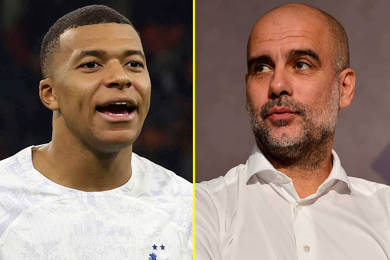 Kylian Mbappe wouldn’t thrive at Man City under Pep Guardiola, says France World Cup winner...