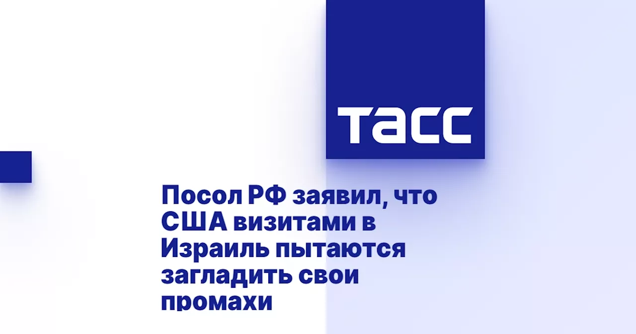 Посол РФ заявил, что США визитами в Израиль пытаются загладить свои промахи