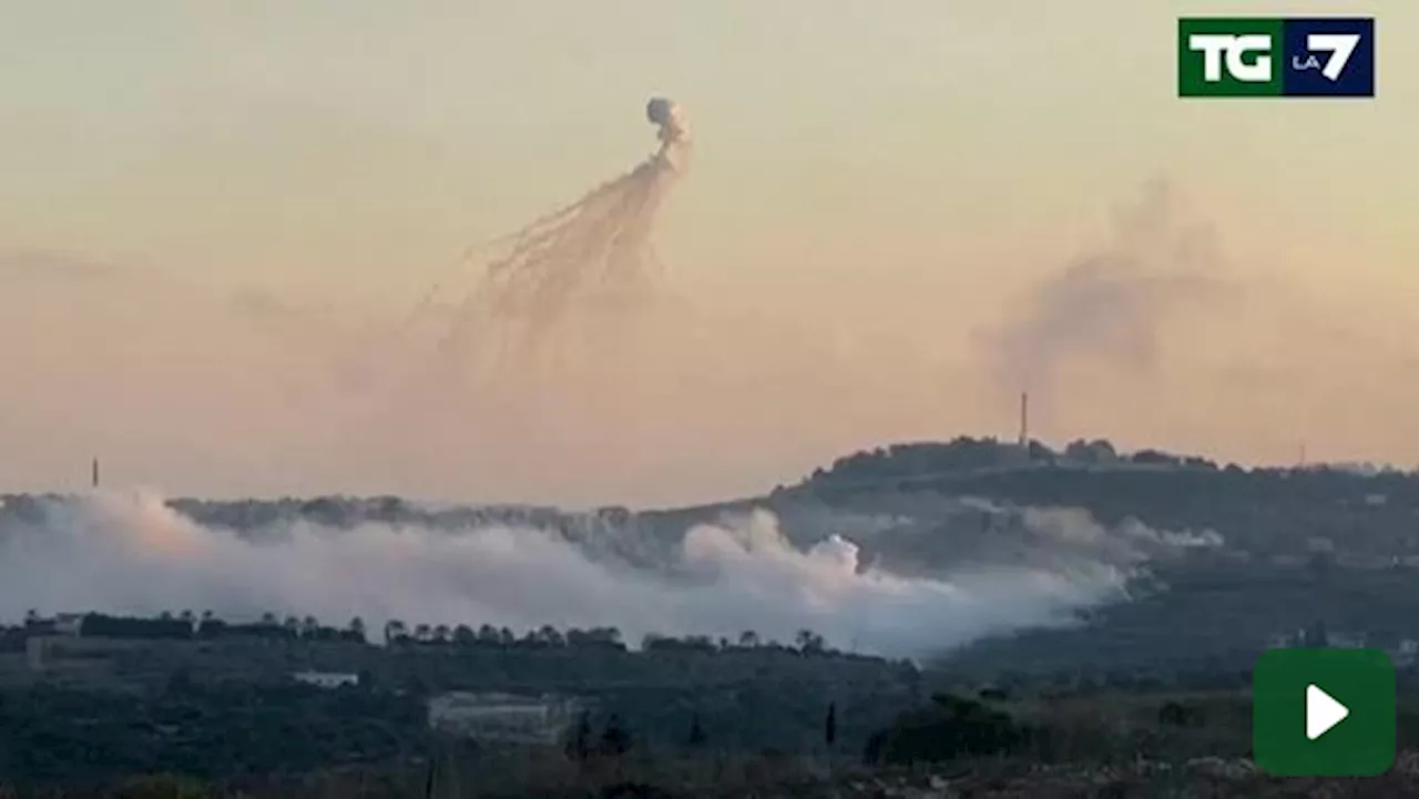 Israele: nuvole di fumo al confine con il Libano, Hezbollah attaccano