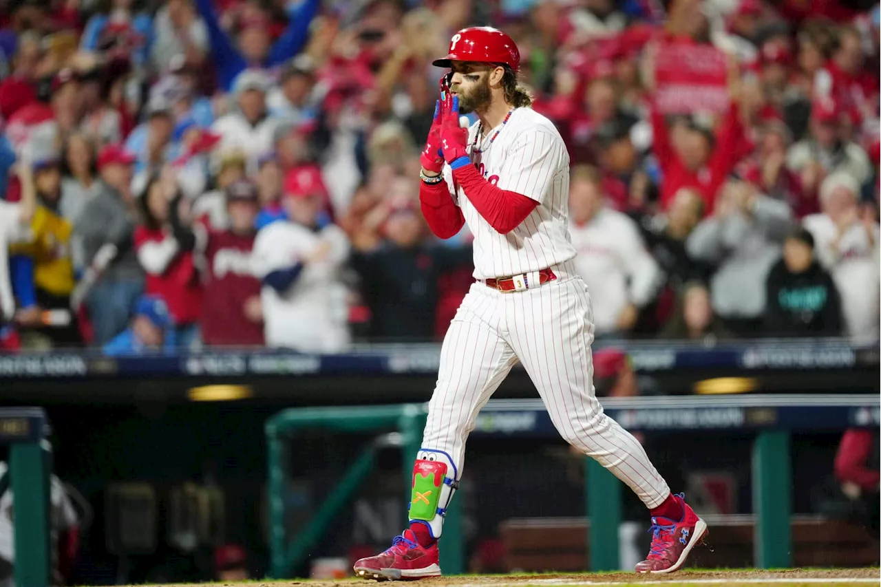 Bryce Harper’s NLCS birthday bash: Phillies celebrate with homer and home-field marks to behold