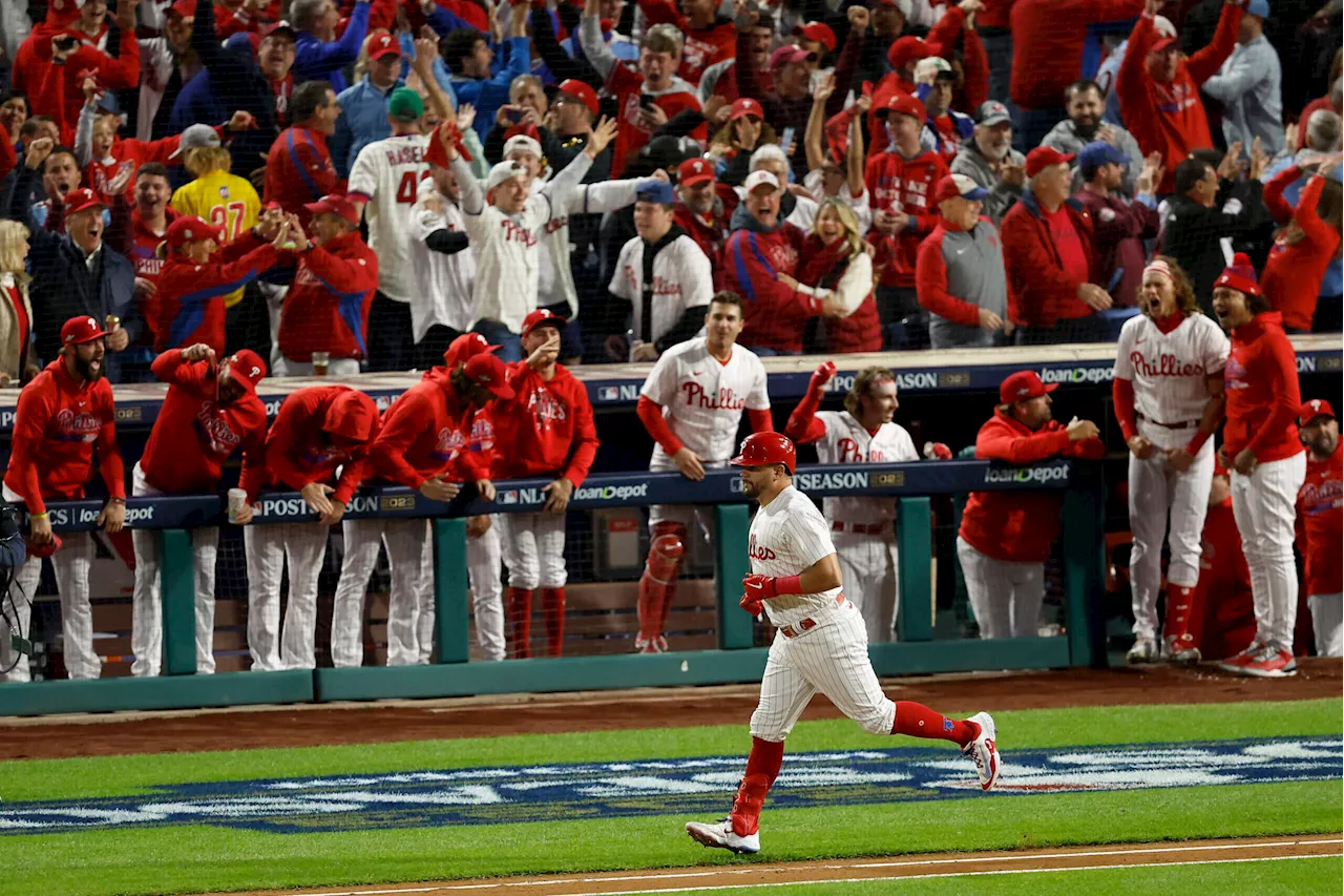 Kyle Schwarber and Phillies, armed with a good attack plan, get off to smashing start in NLCS