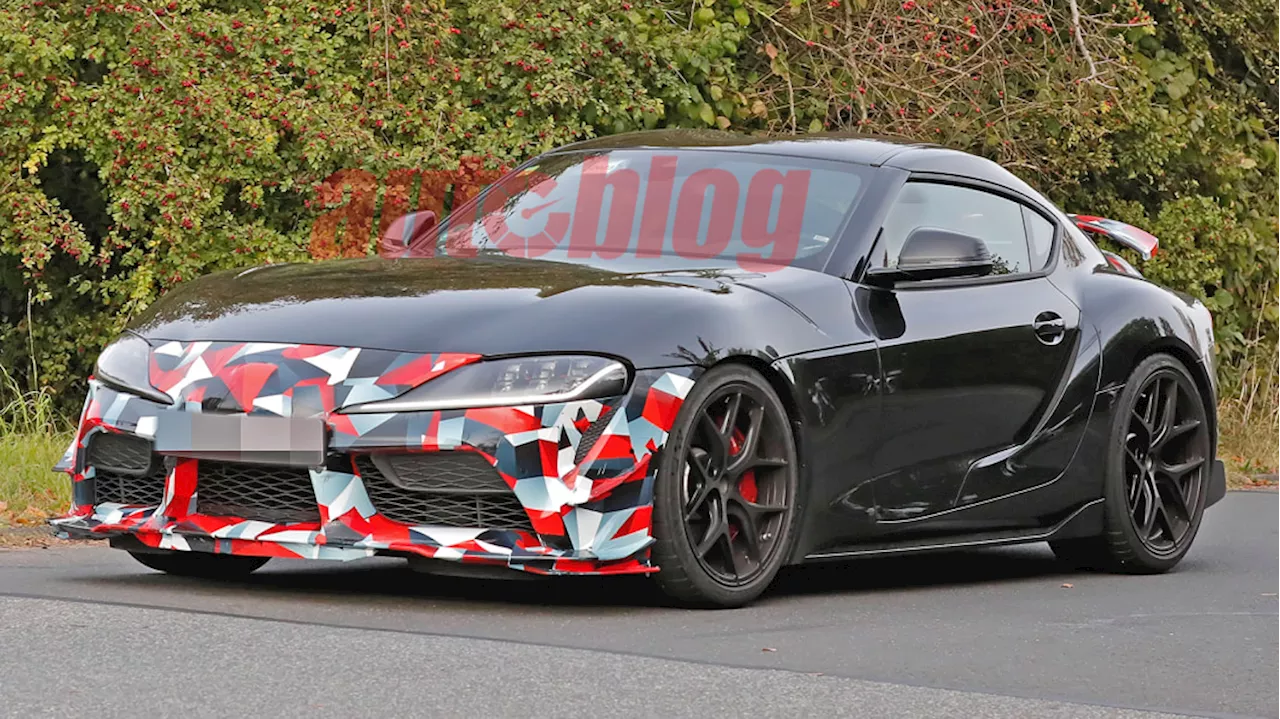 Possible Toyota Supra GRMN spied with aggressive aero, brakes