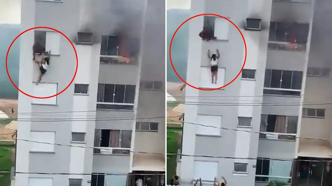 Horror moment grandparents leap from burning flat after ‘girl, 11, caught googling witchcraft and sets h...