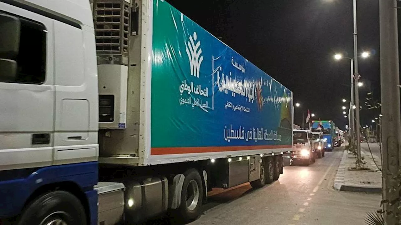 Live blog: Gaza relief convoys from Egypt head towards Rafah