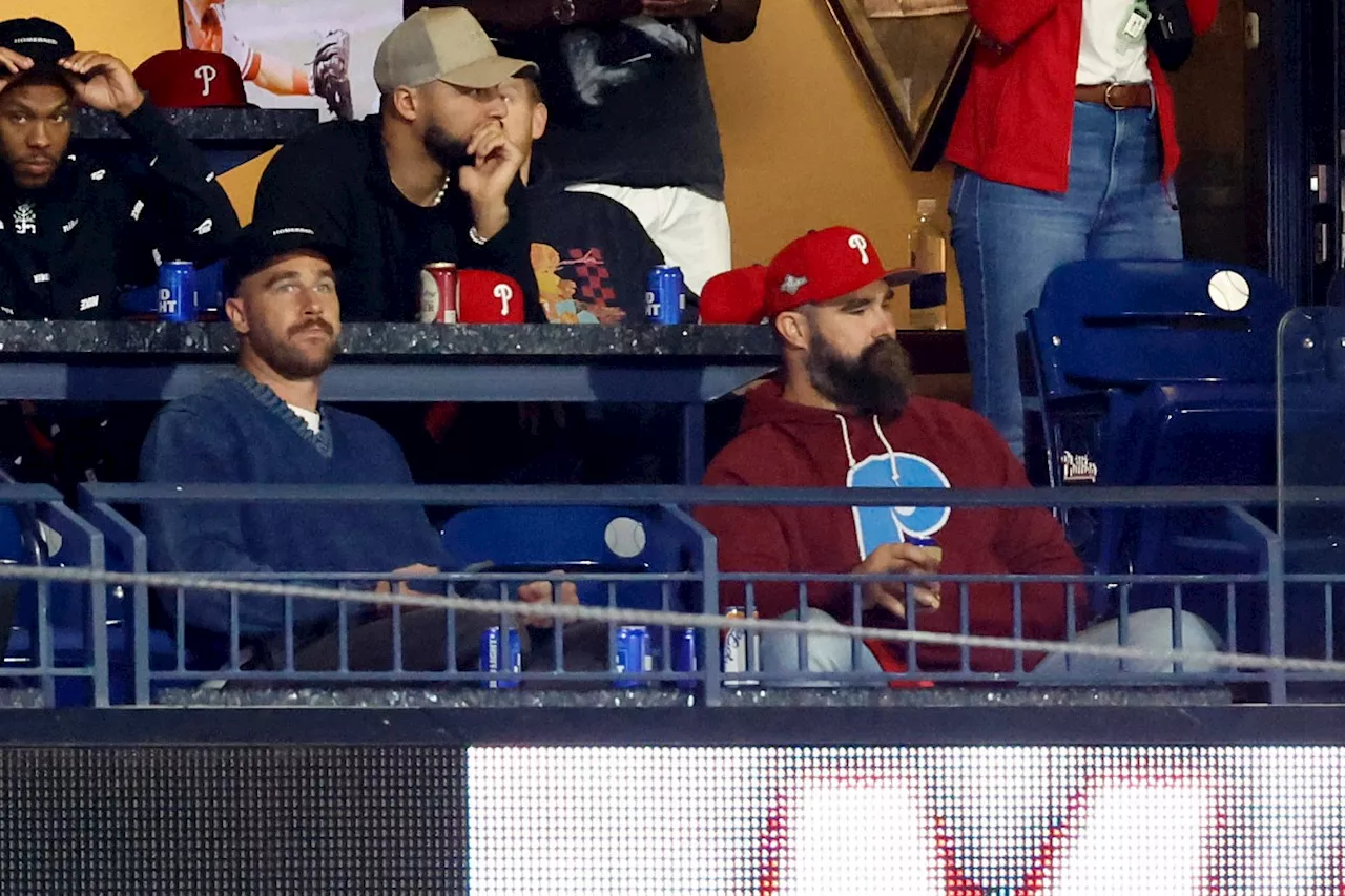 MLB Jokes About Taylor Swift as Travis Kelce Attends Phillies Game