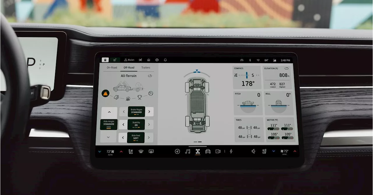 Rivian’s new over-the-air software update tweaks drive mode UI and towing