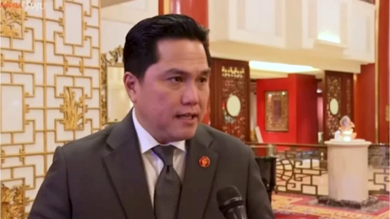 Potensi Kerja Sama RI-China US$29 Miliar, Erick Thohir: US$13,7 Miliar Sudah Agreement