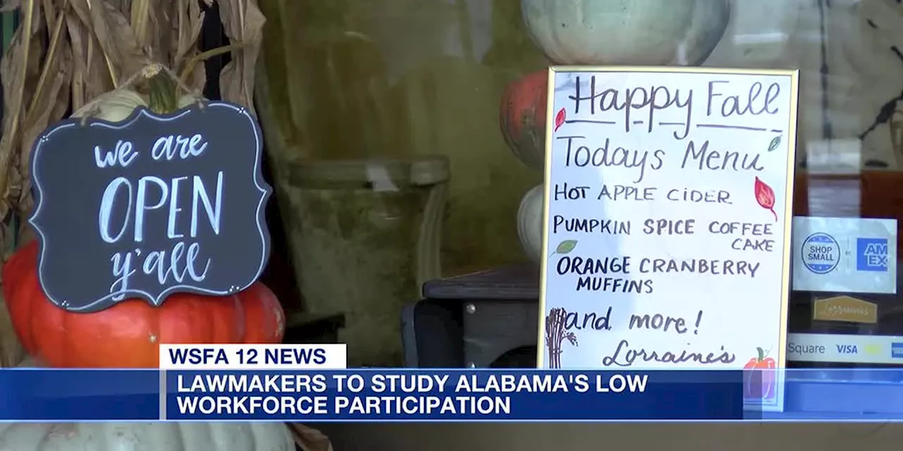 Lawmakers to study Alabama's low workforce participation