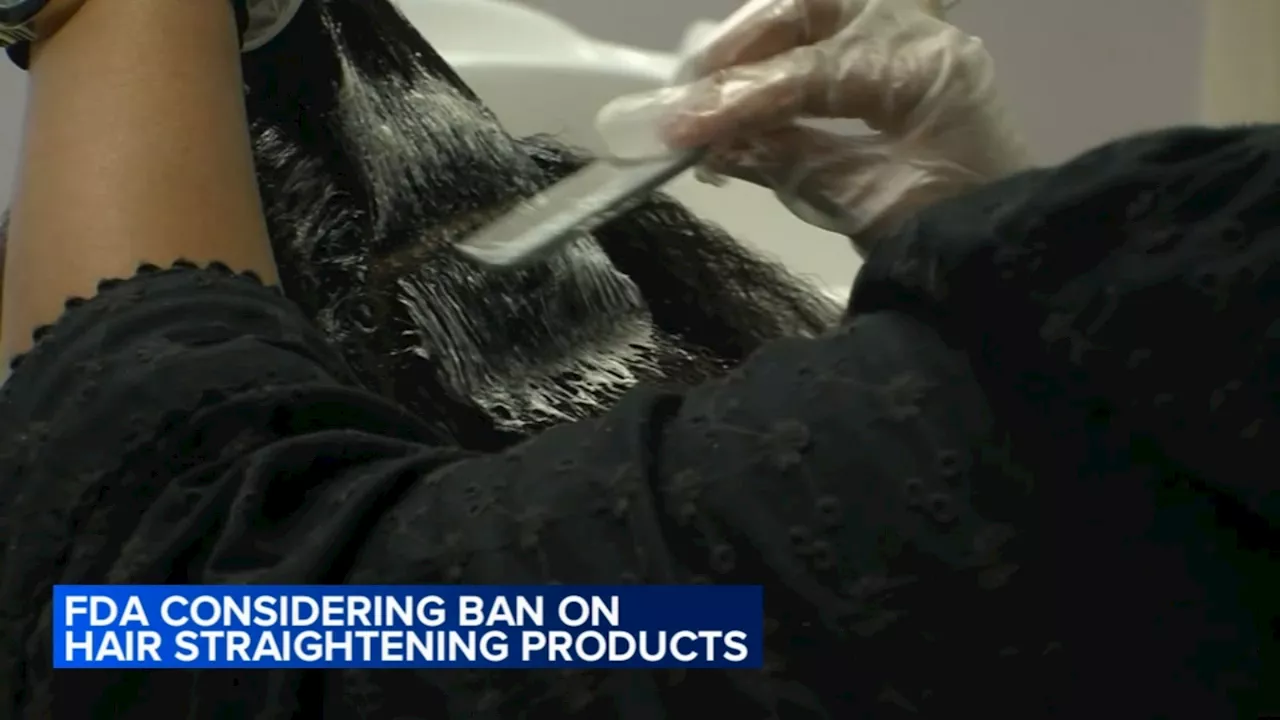 FDA considers banning some hair-straightening products over possible cancer link