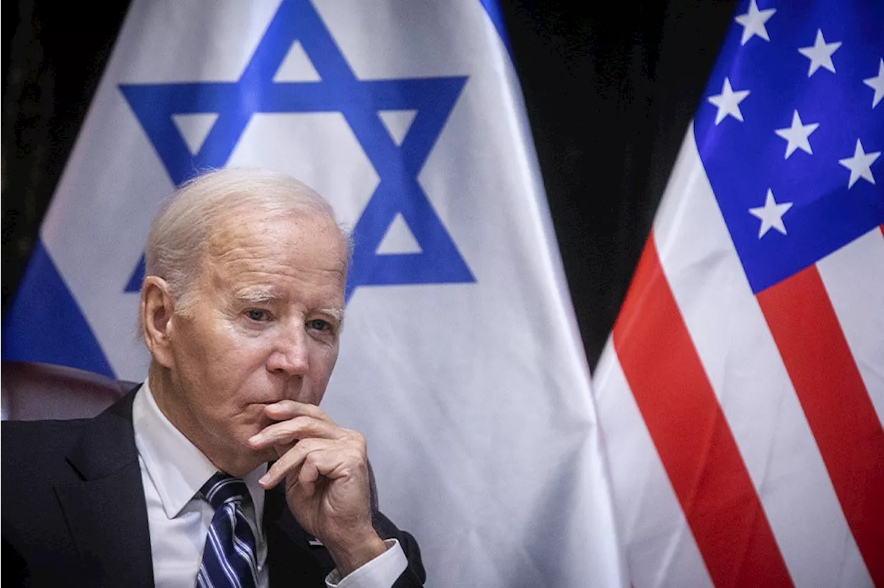 Biden backs Israel in blaming Gaza hospital deaths on militant rocket