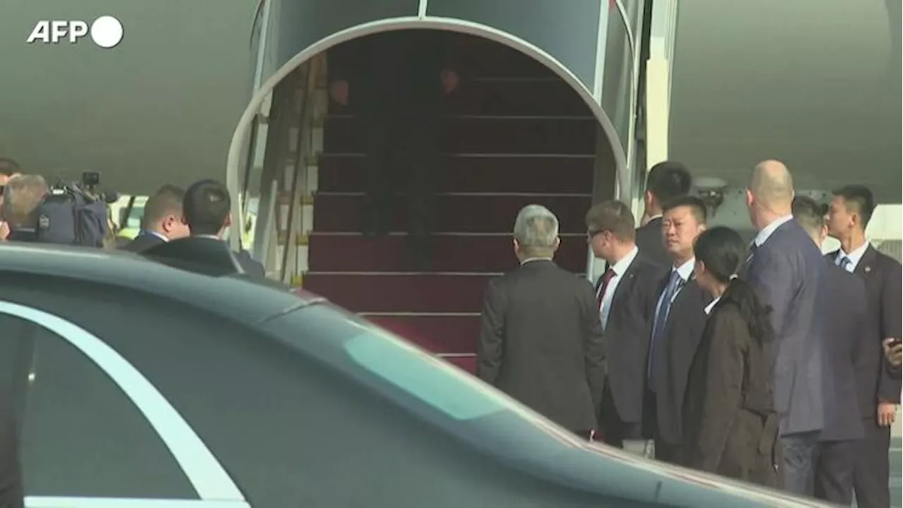 Il presidente russo Vladimir Putin e' arrivato in Cina