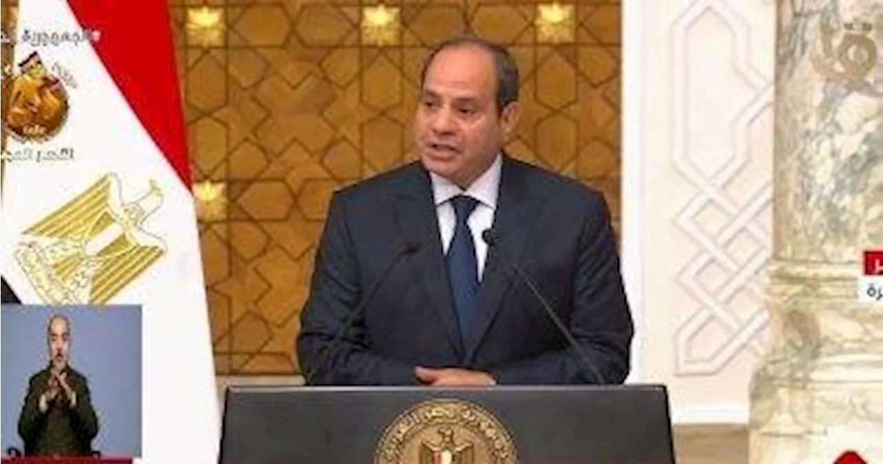 السيسي: تهجير الفلسطينيين إلى سيناء يعني جر مصر إلى حرب ضد إسرائيل