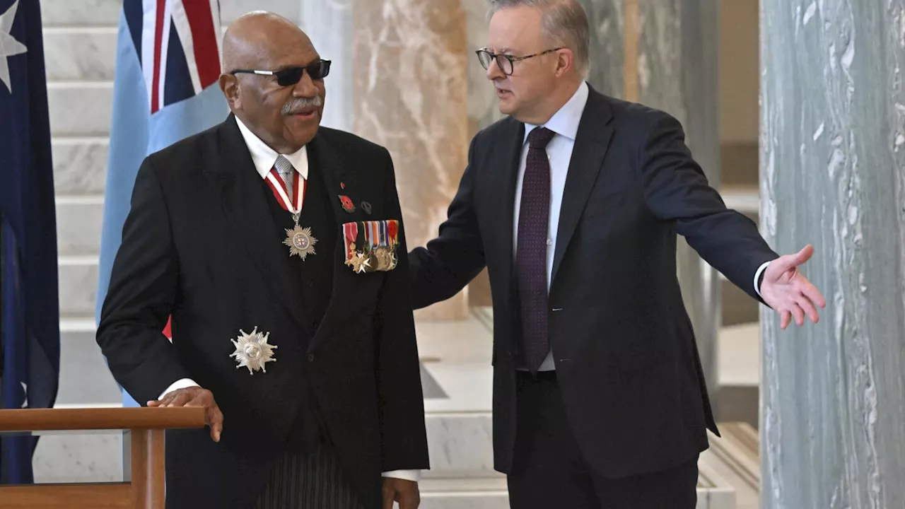 Fijian prime minister 'more comfortable dealing with traditional friends' like Australia than China