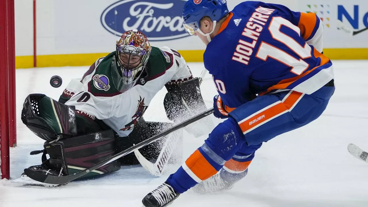 Mathew Barzal scores as New York Islanders beat Arizona Coyotes 1-0