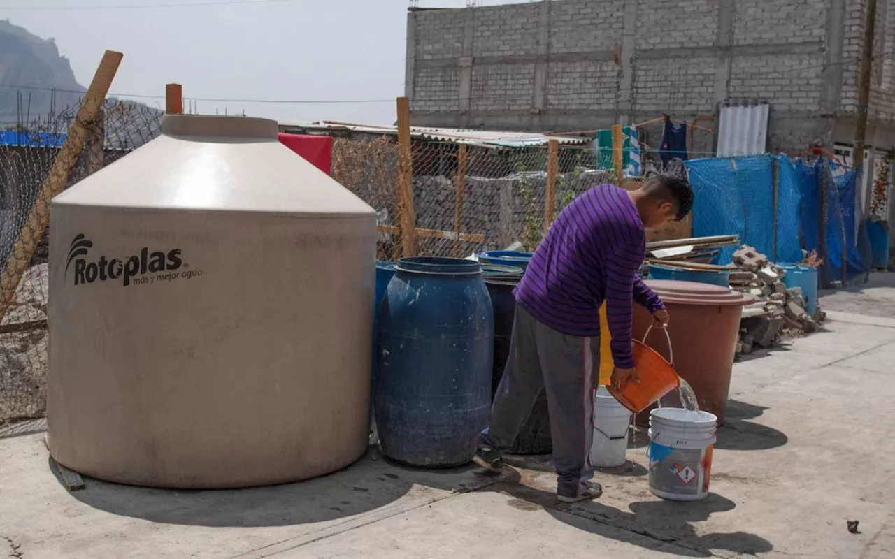 Reducen suministro de agua en CDMX y Edomex por niveles históricamente bajos del Cutzamala