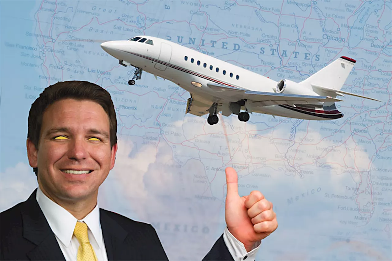 Protesters Want Airline Kicked Out of San Marcos for Flying Migrants for DeSantis