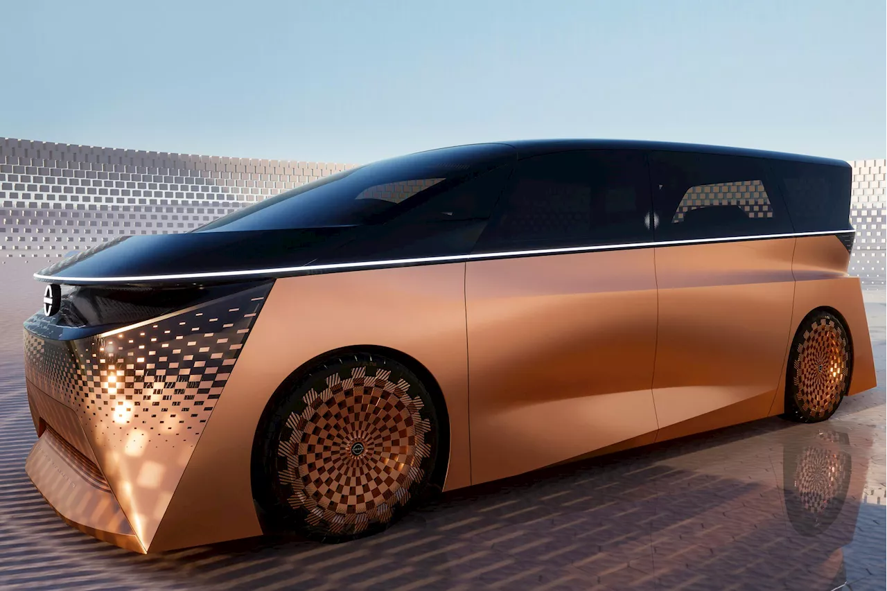 Nissan Hyper Tourer Concept is a sleek, self-driving luxury minivan