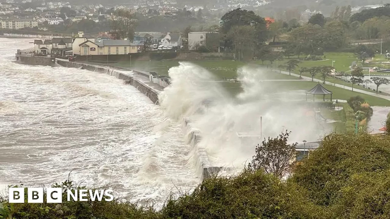 Storm Babet: Severe weather brings disruption along Devon coast