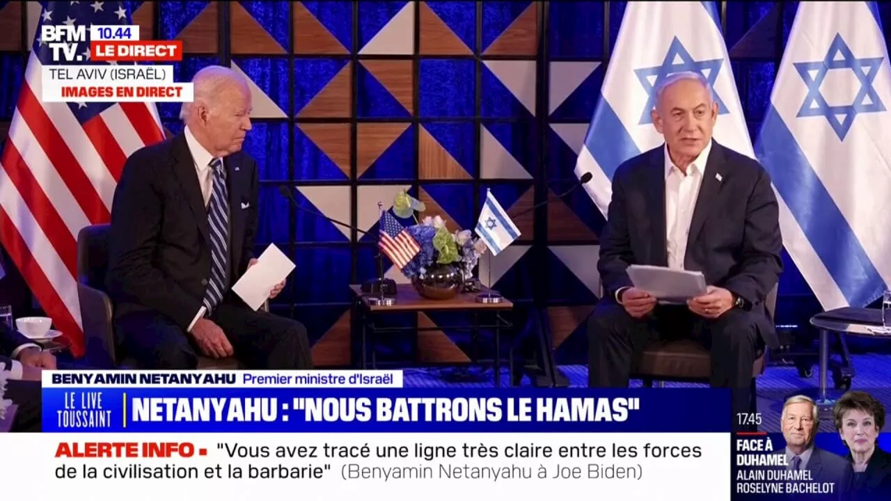 Benjamin Netanyahu: 'Nous devons nous unir pour lutter contre le Hamas'