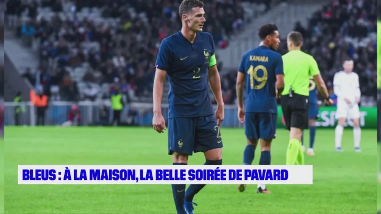 France-Écosse: le Nordiste Benjamin Pavard auteur d'un doublé de la tête