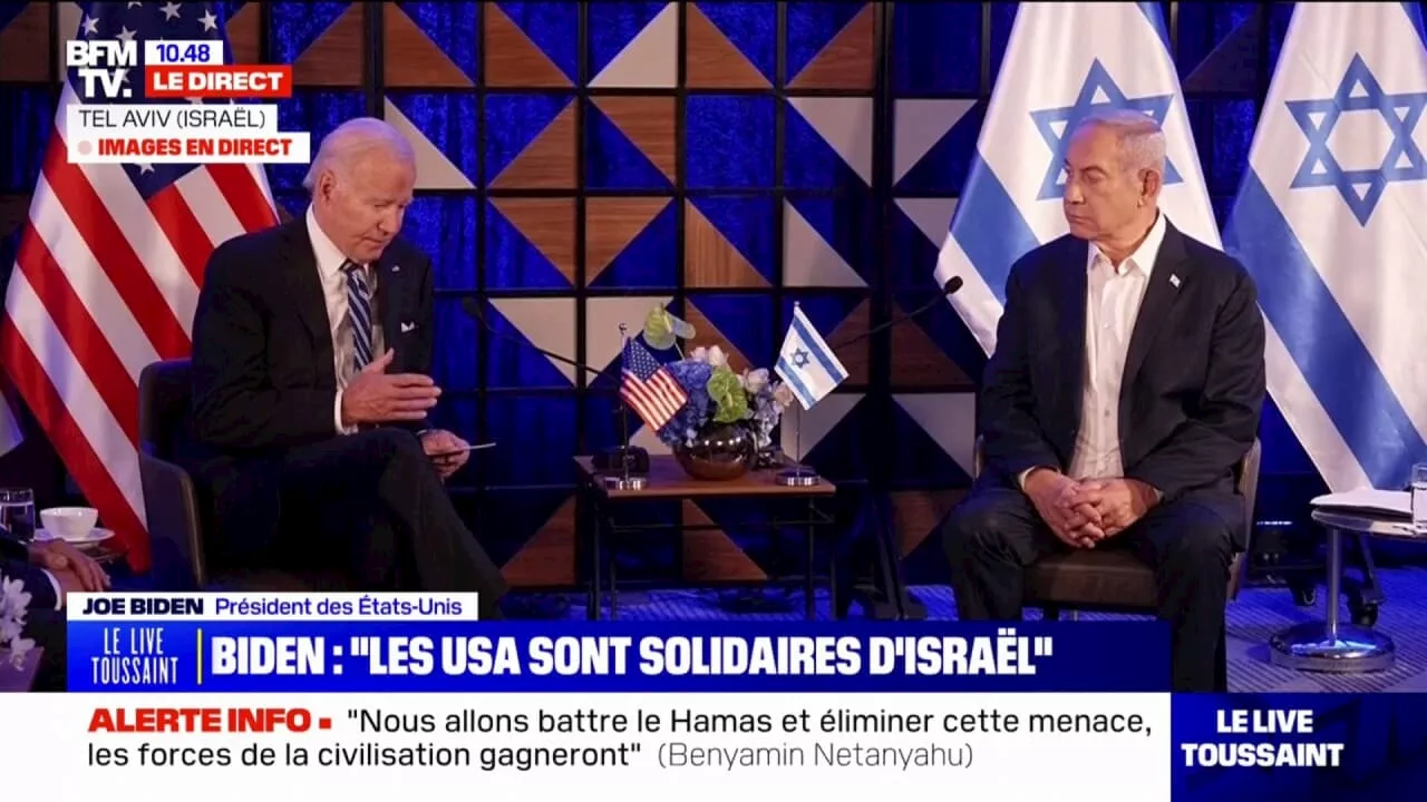 Joe Biden: 'Les terroristes du Hamas ont commis des atrocités qui font pâlir l'État islamique'