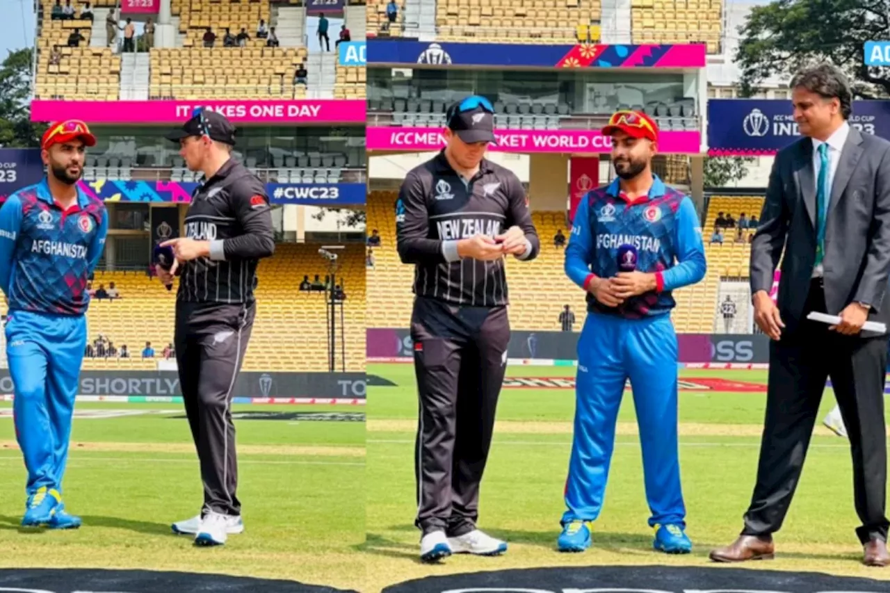 ICC World Cup 2023: Afghanistan won the toss and decided to field first against New Zealand