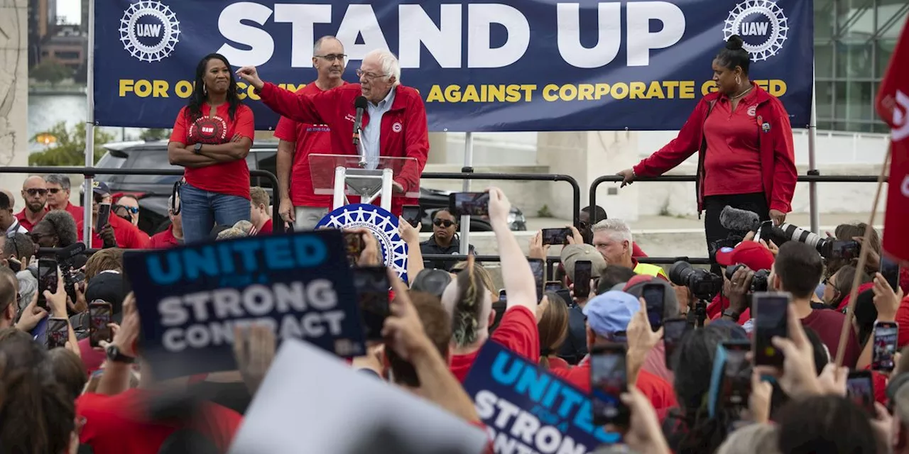 Sanders, Brown Lead​ Resolution in Solidarity With Striking UAW Workers