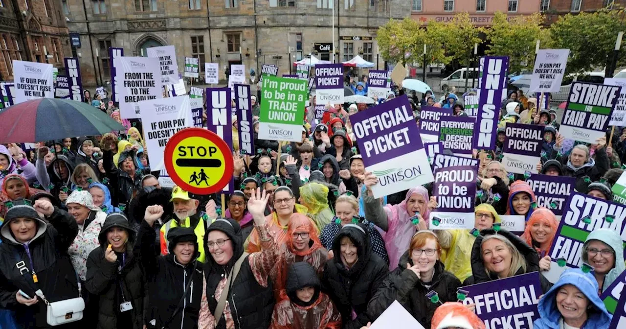 School staff to strike in four Scottish council areas on November 1