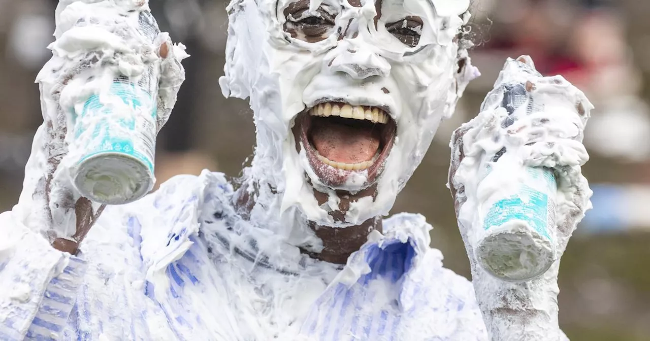 St Andrew's students take part in first Raisin Monday since pandemic