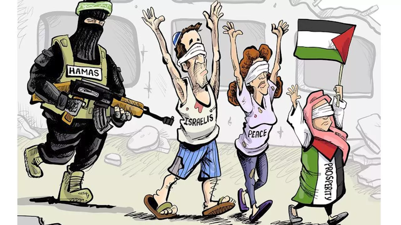 Editorial cartoon: Hamas takes captives in war against Israel