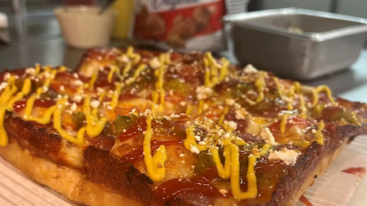 In honor of the Texas Rangers, Lewisville restaurant makes hot dog and Cracker Jack pizza