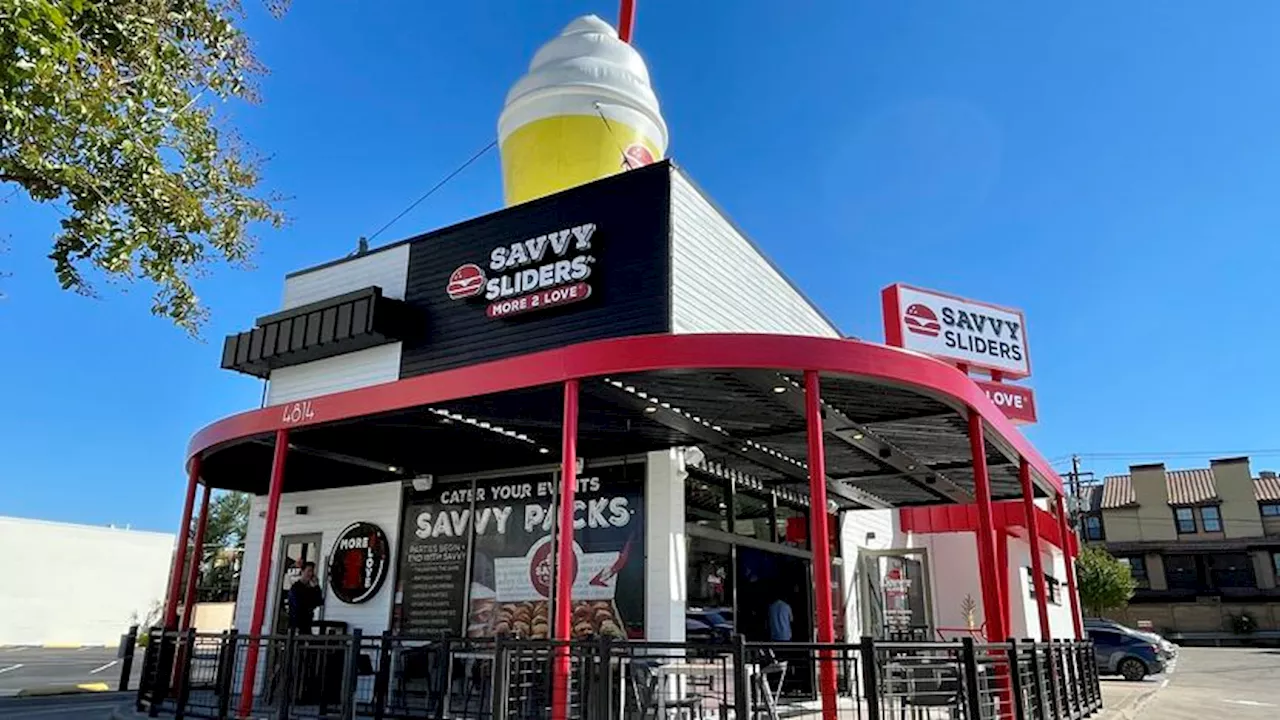 Savvy Sliders burger chain opens its first location in D-FW