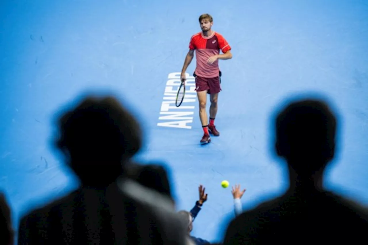 Goffin overleeft tweede ronde in Antwerpen niet