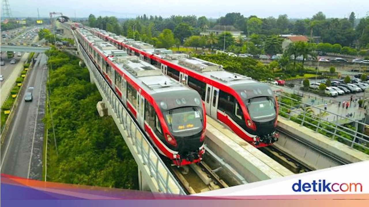 28 Perjalanan LRT Jabodebek Dibatalkan, Ini Daftarnya