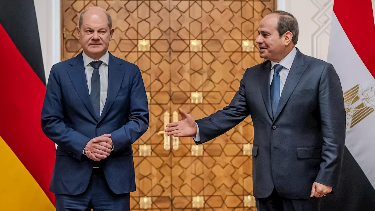 - Scholz spricht mit Ägyptens Präsident Al-Sisi