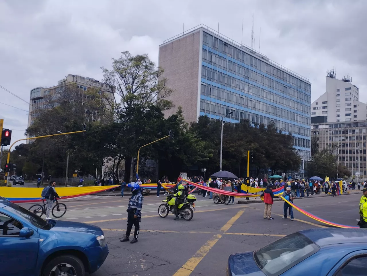 Ojo con el trancón: reportan plantón en la Carrera 7 con Calle 36