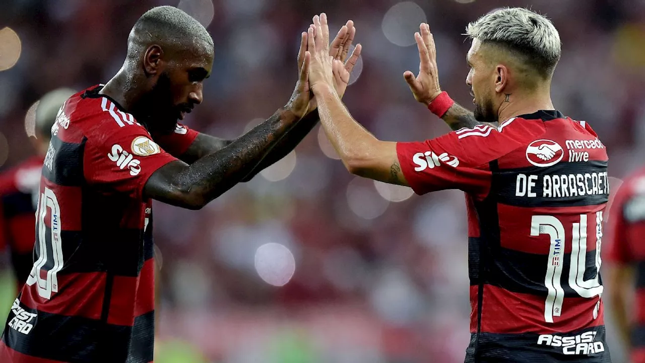 Flamengo avalia Gerson e Arrascaeta, que podem jogar contra o Cruzeiro