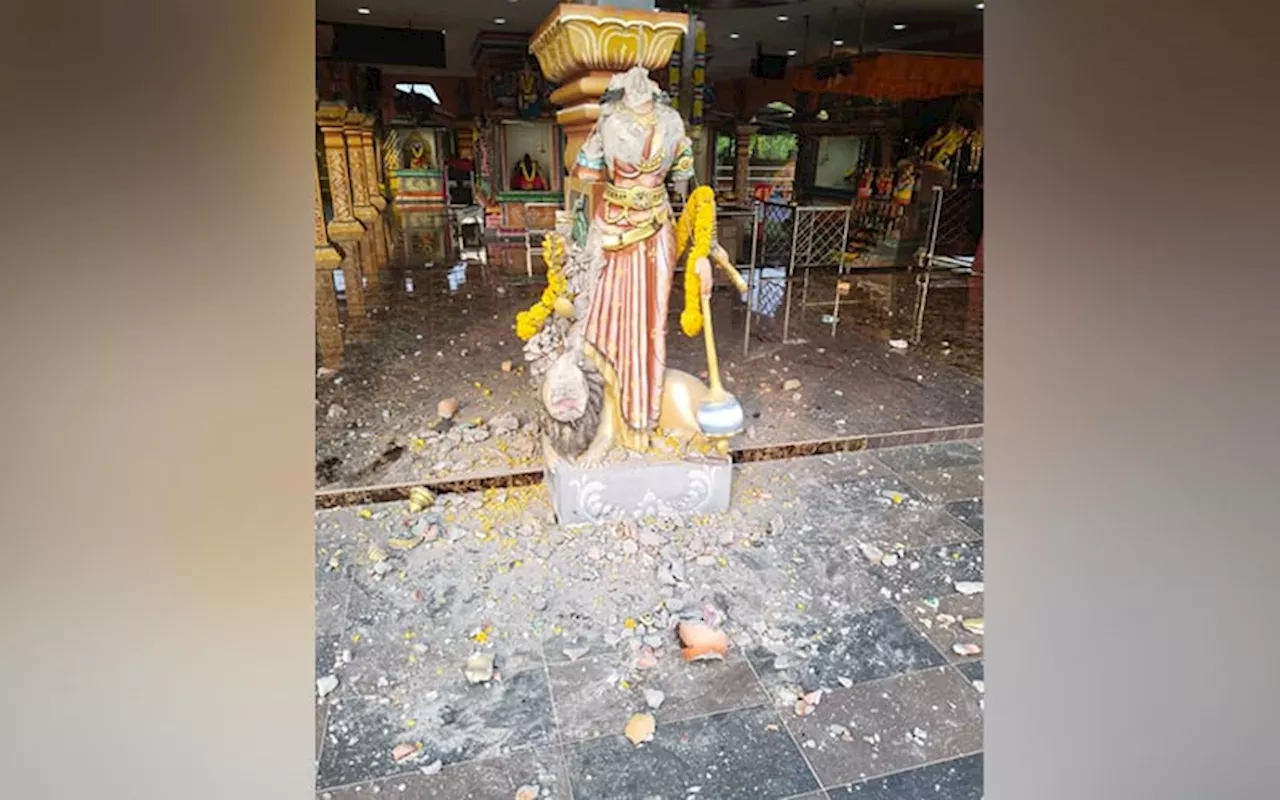 Taiping cops arrest man after Hindu temple vandalised