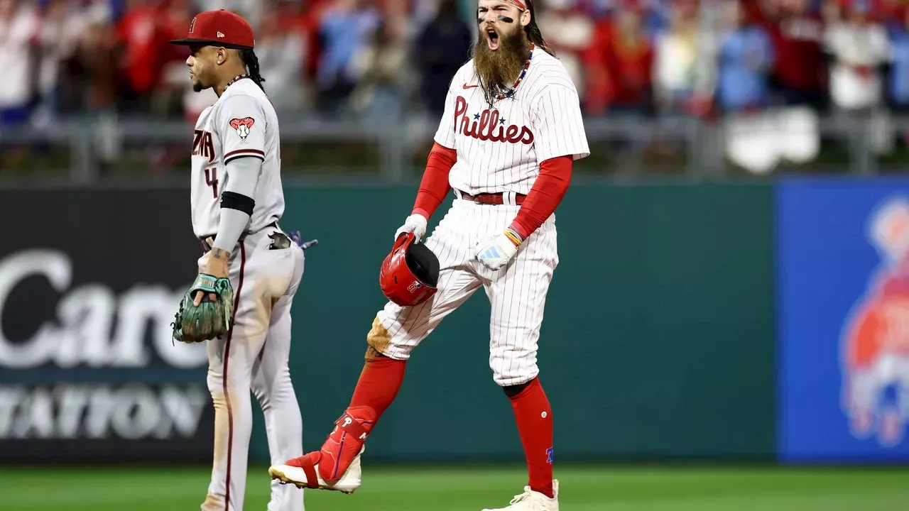 Schwarber homers twice, Turner goes deep, Phillies power past Arizona 10-0  in Game 2 of NLCS – WKRG News 5